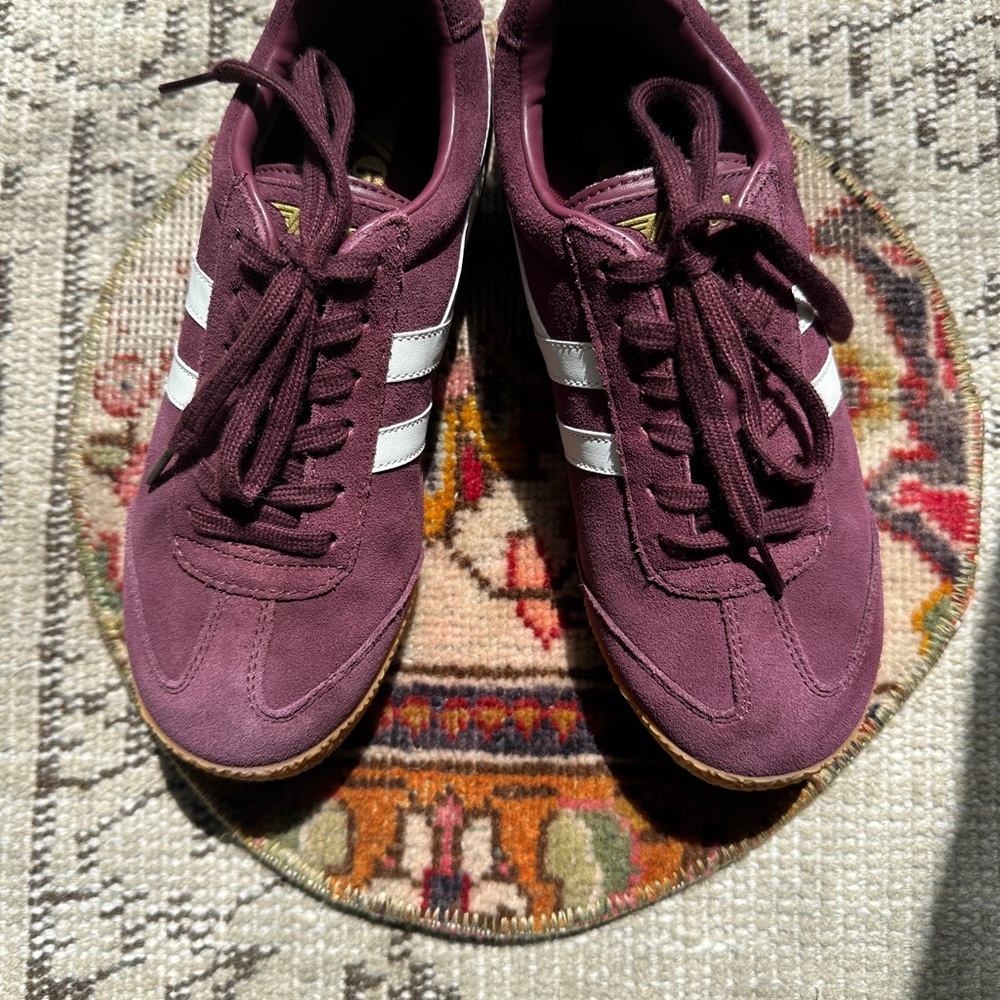 Gola Burgundy Suede “Harrier” Sneakers - Picture 2 of 7